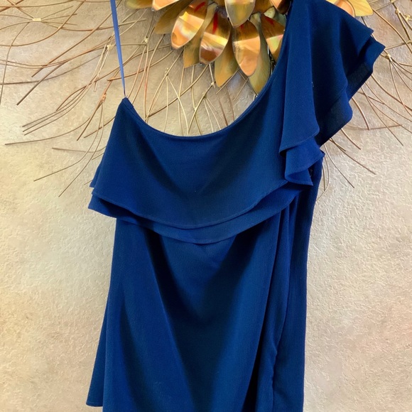 NWT MICHAEL Michael Kors blouse, Sz 6, Navy - Picture 2 of 5